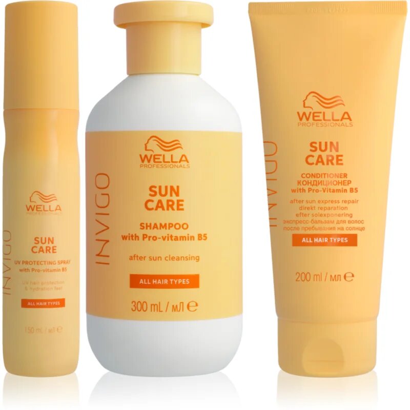 Wella Professionals Invigo Sun Bundle set za lase izpostavljene soncu 3 kos