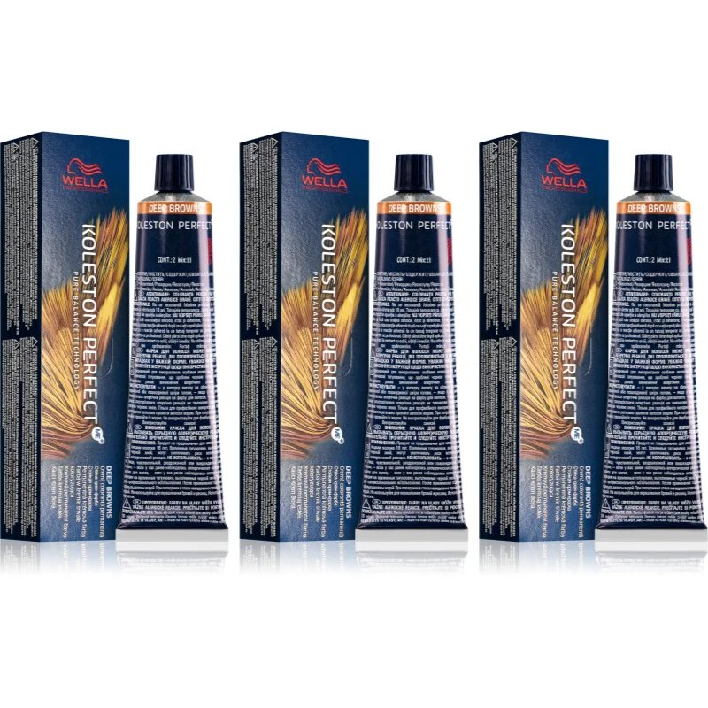 Wella Professionals Koleston Perfect ME+ Deep Browns barva za lase ugodno pakiranje odtenek 7/73
