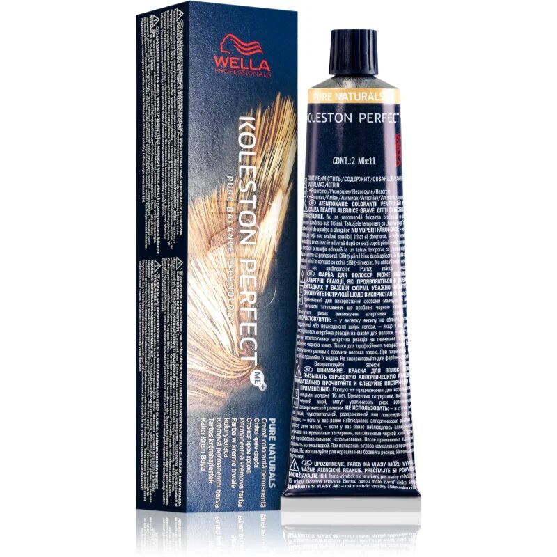 Wella Professionals Koleston Perfect ME+ Pure Naturals permanentna barva za lase odtenek 9/03 60 ml