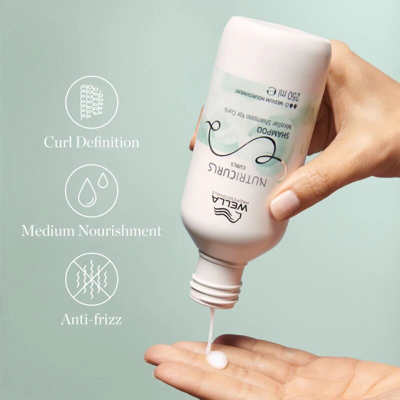Wella Professionals Nutricurls Curls nežni micelarni šampon za kodraste lase 1000 ml