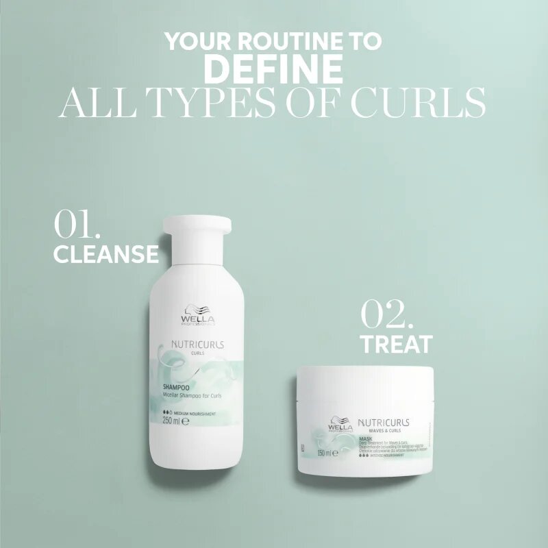 Wella Professionals Nutricurls Curls nežni micelarni šampon za kodraste lase 1000 ml