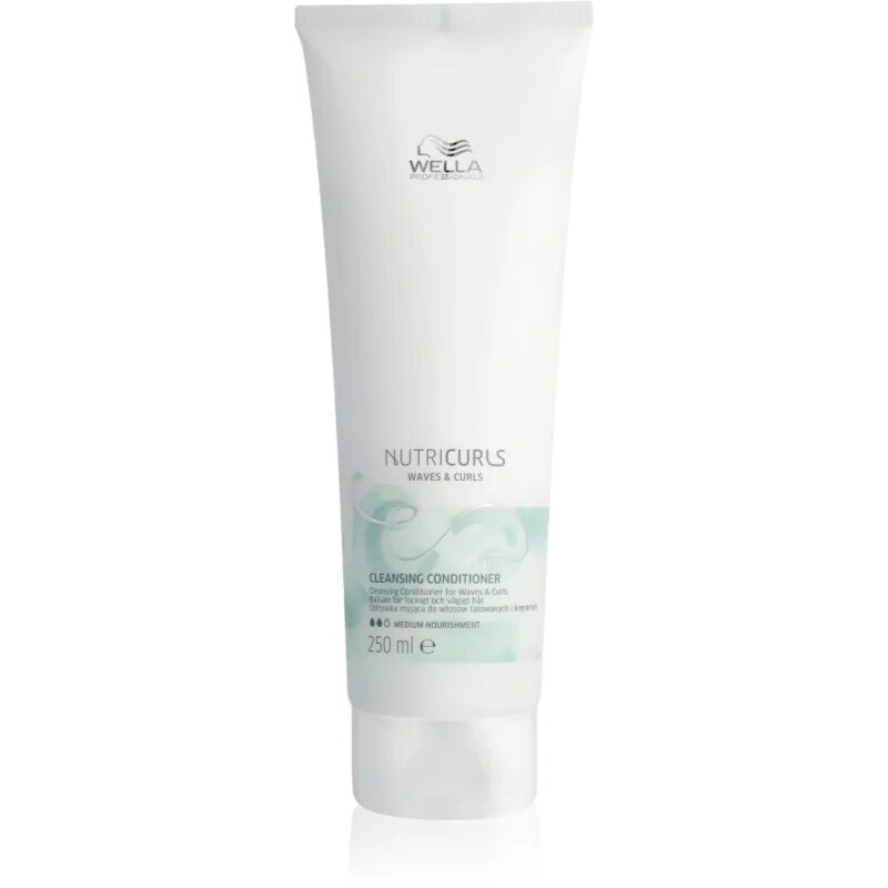 Wella Professionals Nutricurls Waves & Curls čistilni balzam za valovite in kodraste lase 250 ml