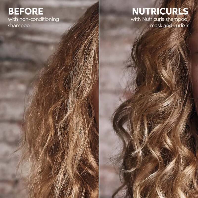 Wella Professionals Nutricurls Waves & Curls hranilni balzam za lažje razčesavanje las 1000 ml