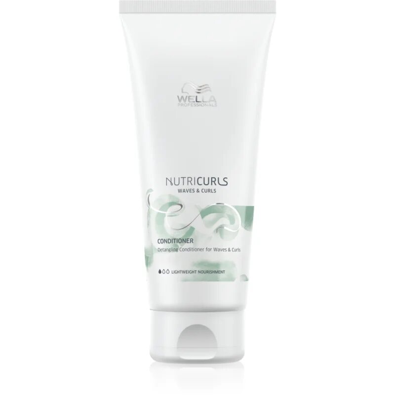 Wella Professionals Nutricurls Waves & Curls hranilni balzam za lažje razčesavanje las 200 ml