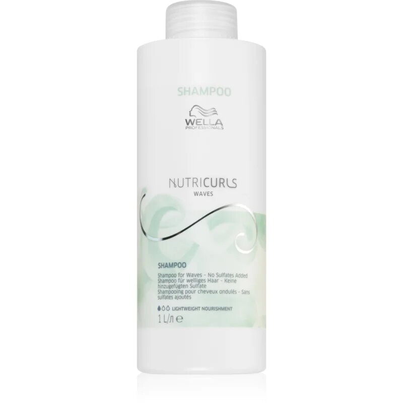 Wella Professionals Nutricurls Waves vlažilni šampon za valovite lase 1000 ml
