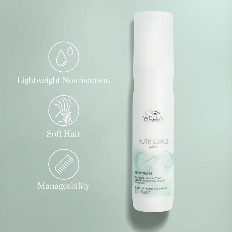 Wella Professionals Nutricurls Waves vlažilno pršilo za lase za valovite lase 150 ml