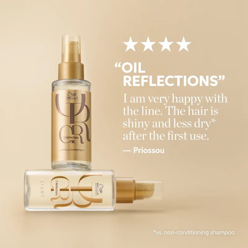 Wella Professionals Oil Reflections gladilno olje za sijaj in mehkobo las 30 ml