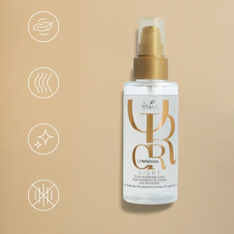 Wella Professionals Oil Reflections posvetlitveno olje za sijaj in mehkobo las 30 ml