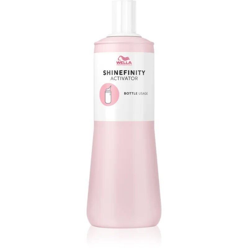 Wella Professionals Shinefinity Activator razvijalec barve za blond lase in lase s prameni 1000 ml