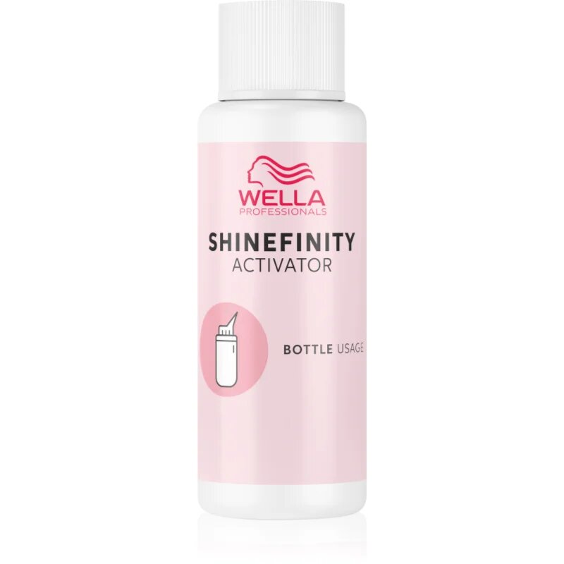 Wella Professionals Shinefinity Bottle razvijalec barve za blond lase in lase s prameni 60 ml