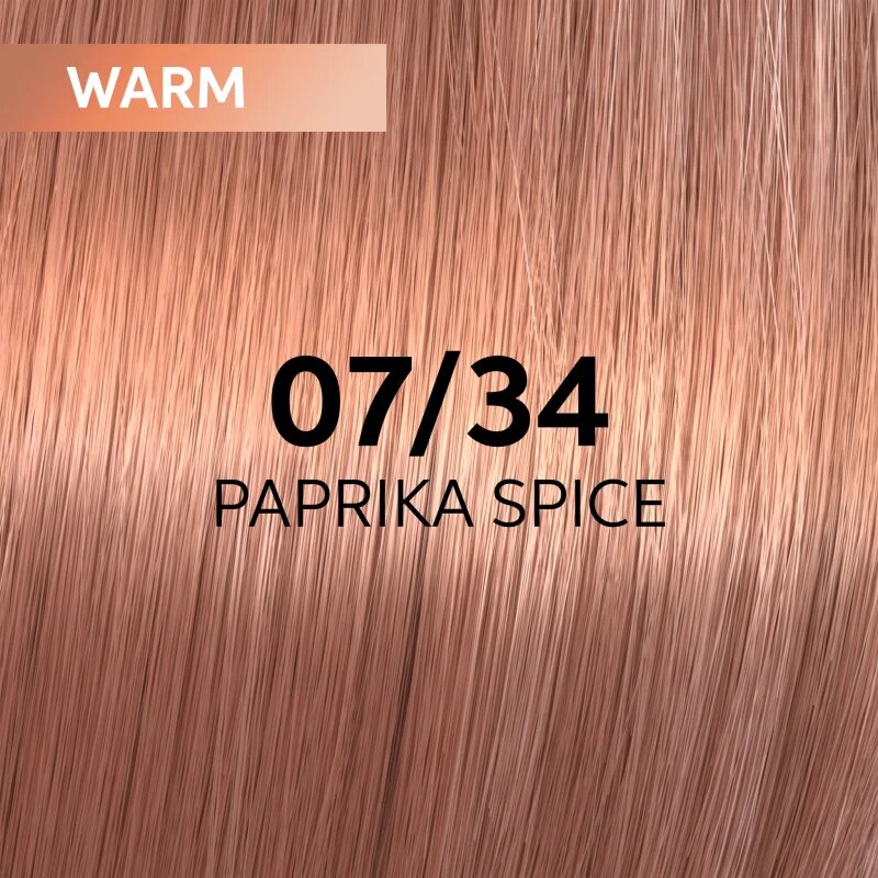 Wella Professionals Shinefinity Zero Lift Glaze poltrajna barva za lase ugodno pakiranje odtenek 07/34 - Paprika Spice