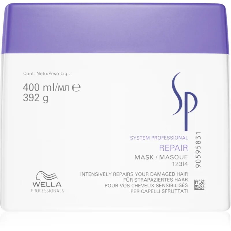 Wella Professionals SP Repair maska za poškodovane in kemično obdelane lase 400 ml