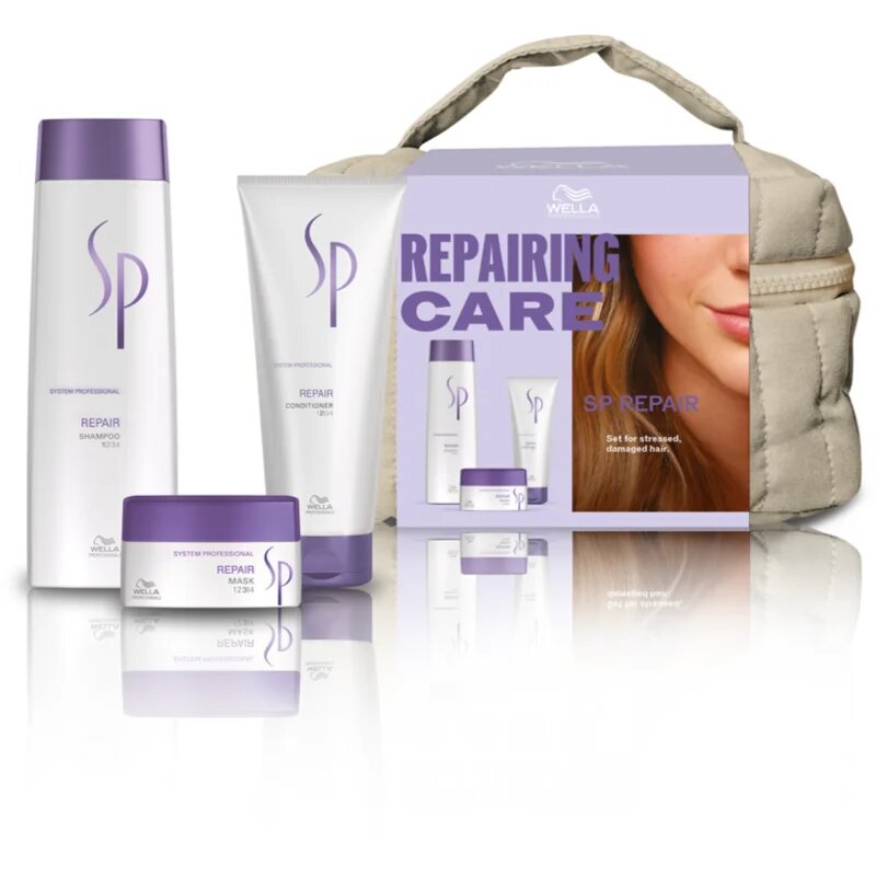 Wella Professionals SP Repair Set darilni set za poškodovane in kemično obdelane lase