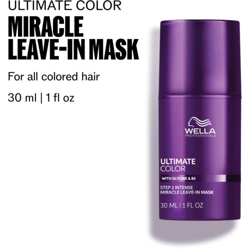Wella Professionals Ultimate Color Leave-in Mask maska za sijaj brez spiranja za lase 30 ml