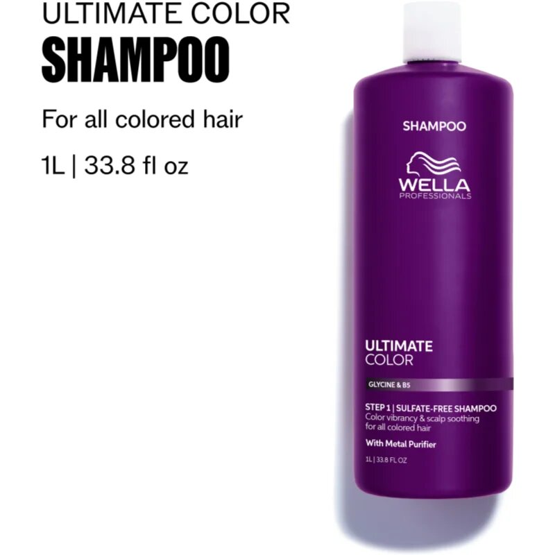 Wella Professionals Ultimate Color Shampoo šampon za sijočo barvo las 1000 ml