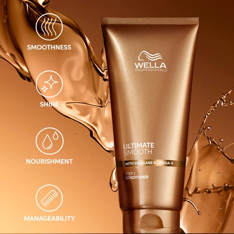 Wella Professionals Ultimate Smooth Conditioner hranilni balzam za sijaj in mehkobo las 1000 ml