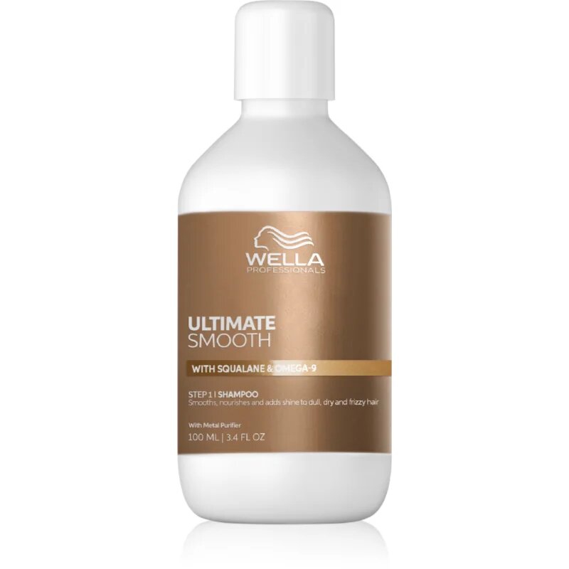Wella Professionals Ultimate Smooth Shampoo intenzivno hranilni šampon za sijaj in mehkobo las 100 ml