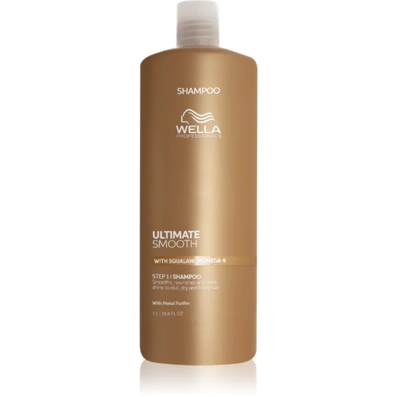Wella Professionals Ultimate Smooth Shampoo intenzivno hranilni šampon za sijaj in mehkobo las 1000 ml