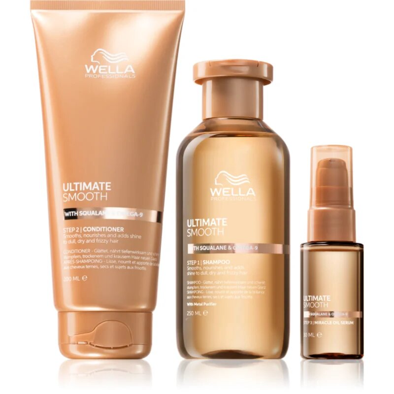 Wella Professionals Ultimate Smooth ugodno pakiranje za sijaj in mehkobo las