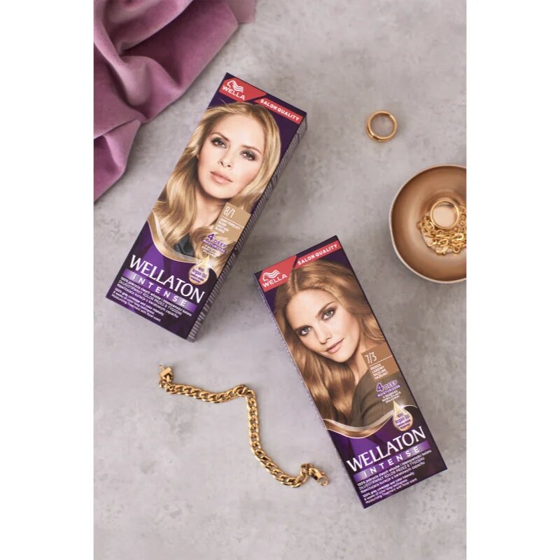 Wella ton Intense permanentna barva za lase z arganovim oljem odtenek 8/0 Light Blonde 1 kos