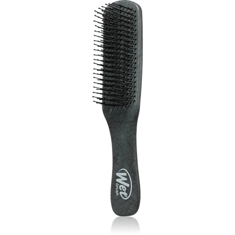 Wet Brush Detangler Brown Leather krtača za lase za moške Black 1 kos