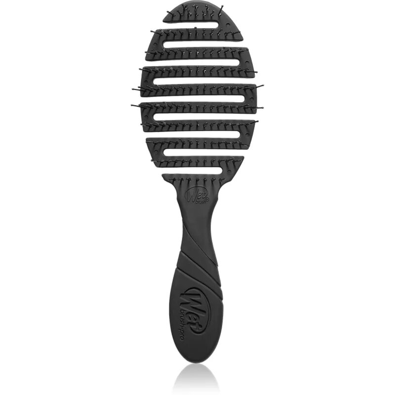 Wet Brush Flex Dry ravna krtača za lase Black 1 kos