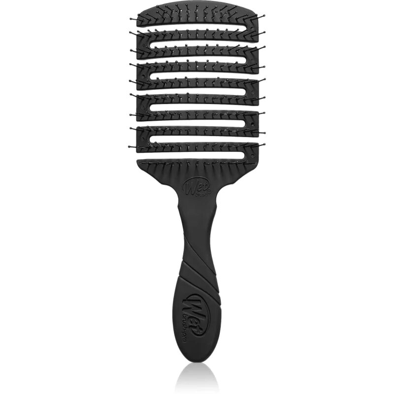 Wet Brush Pro flex dry Paddle krtača za lase za lažje razčesavanje las Black 1 kos