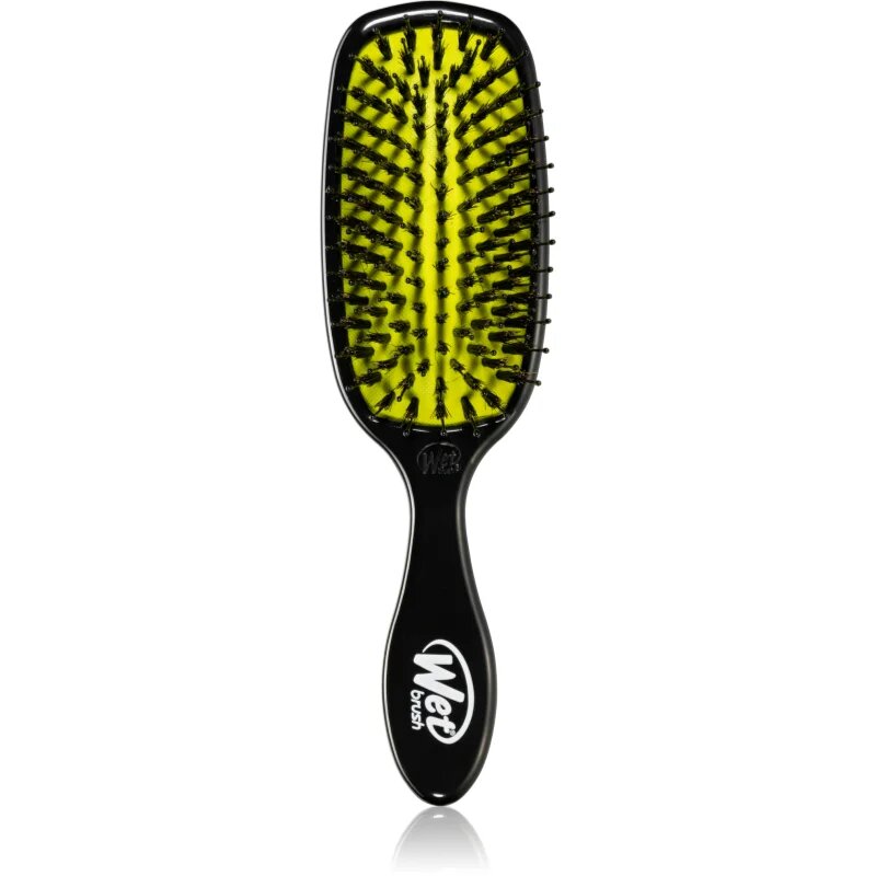 Wet Brush Shine Enhancer krtača za sijaj in mehkobo las Black-Yellow 1 kos