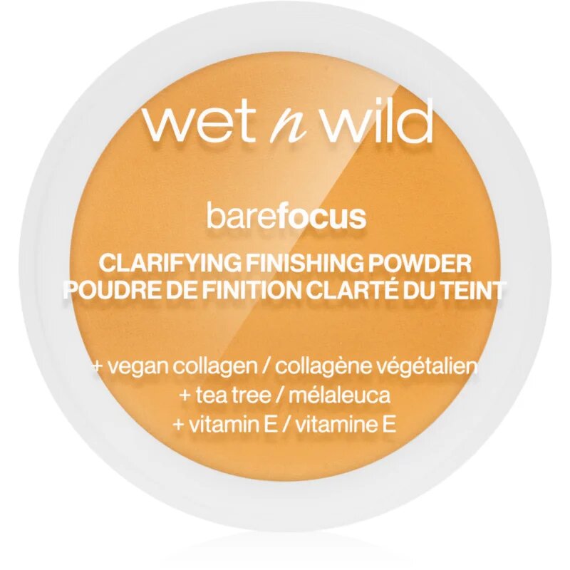 Wet n Wild BareFocus Clarifying Finishing Powder matirajoči puder odtenek Medium/Tan 6 g