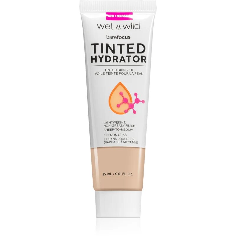 Wet n Wild BareFocus Tinted Hydrator toniran fluid za poenotenje kože odtenek Fair 27 ml
