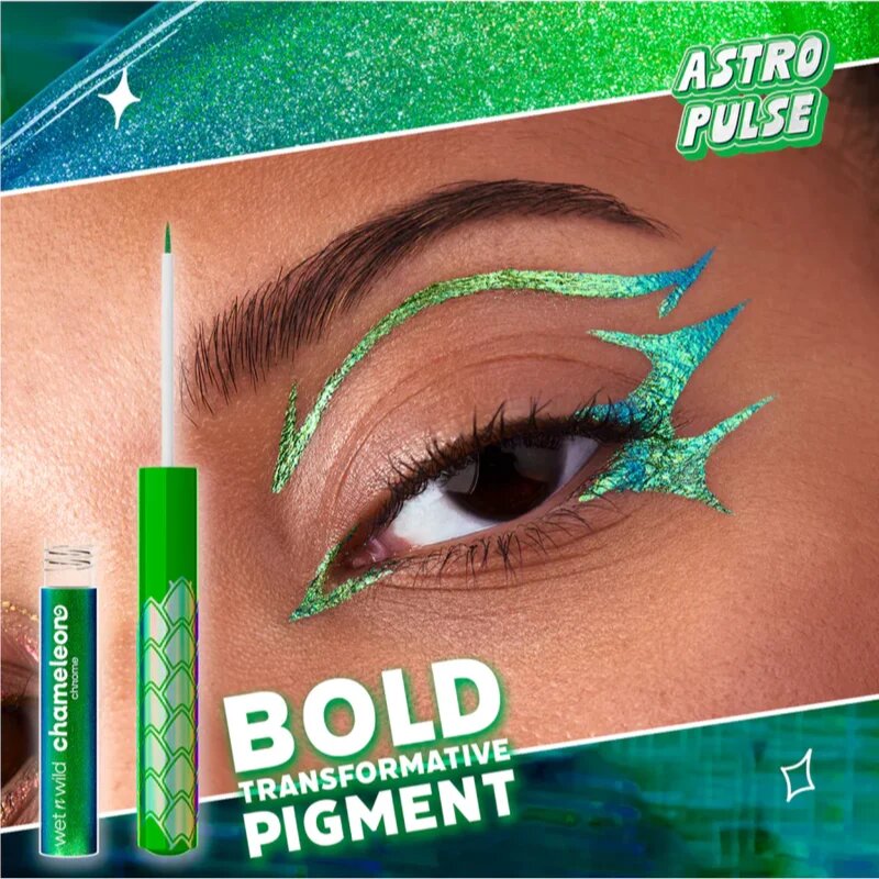 Wet n Wild Chameleon Chrome Liquid Eyeliner holografsko črtalo za oči odtenek Astro Pulse 2.7 ml