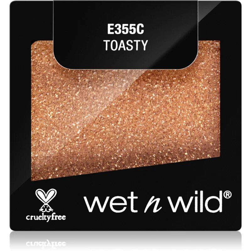 Wet n Wild Color Icon kremasto senčila za oči z bleščicami odtenek Toasty 1.4 g