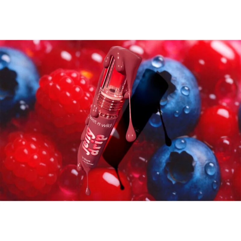 Wet n Wild Jelly Drip Lip Glaze sijaj za ustnice odtenek Berry Squish 3.6 ml