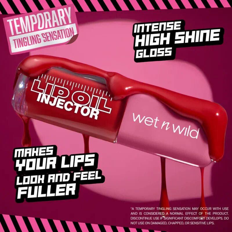 Wet n Wild Lip Oil Injector oljast sijaj za ustnice za volumen odtenek Hottest Flame 7 ml