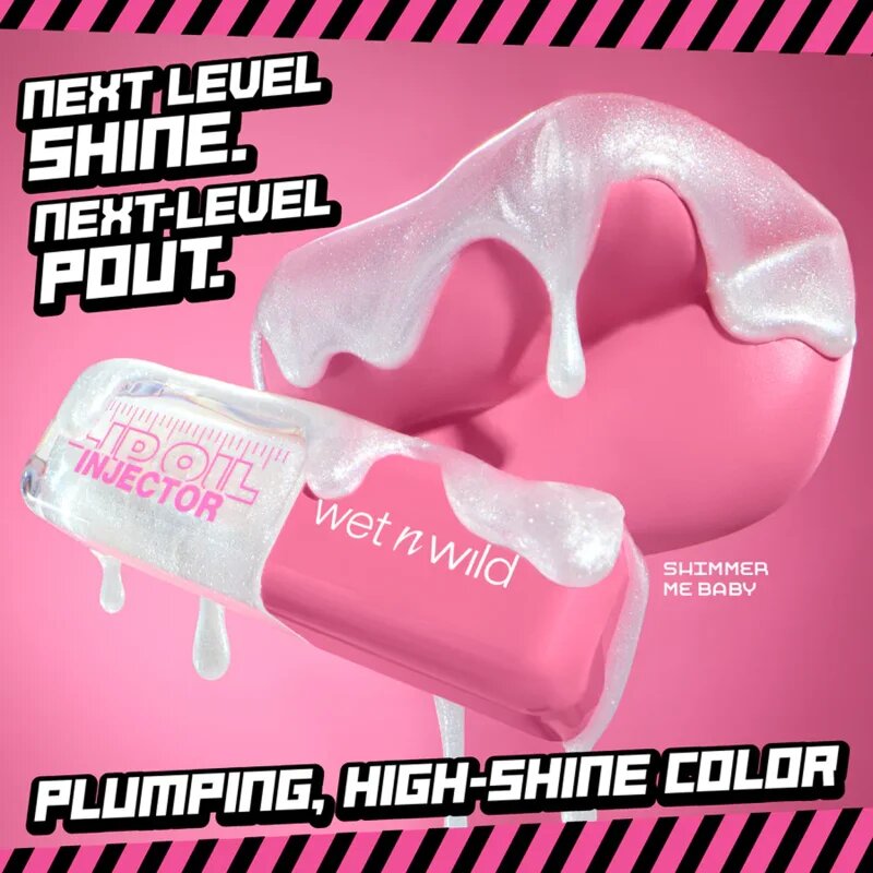 Wet n Wild Lip Oil Injector oljast sijaj za ustnice za volumen odtenek Shimmer Me Baby 7 ml