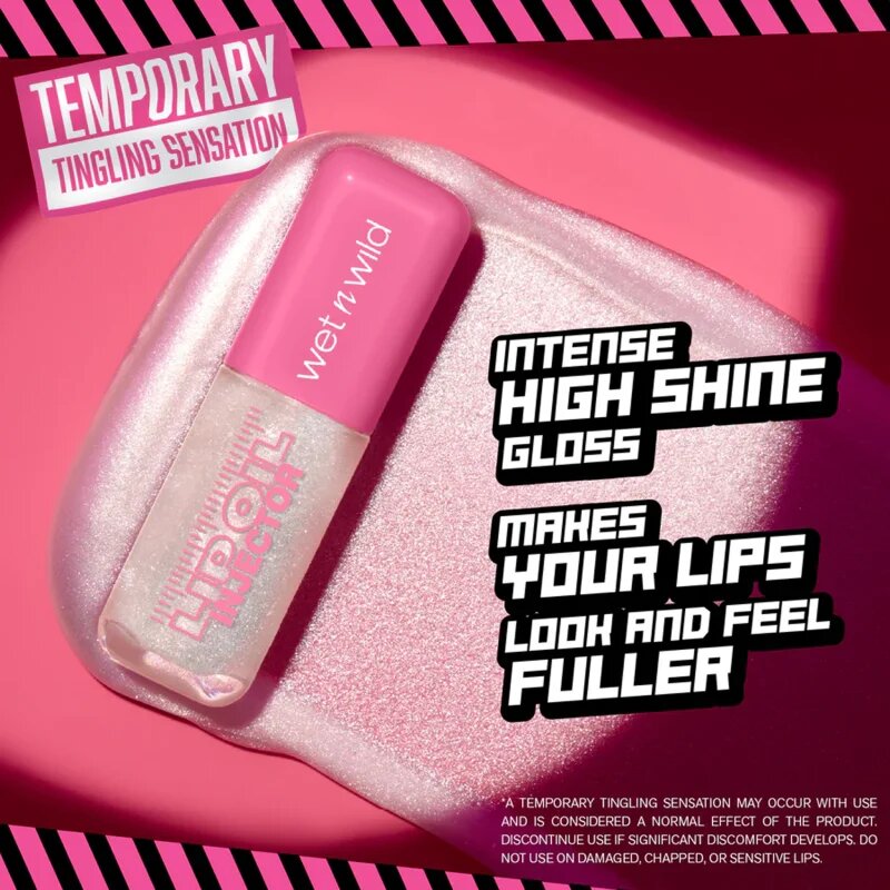 Wet n Wild Lip Oil Injector oljast sijaj za ustnice za volumen odtenek Shimmer Me Baby 7 ml