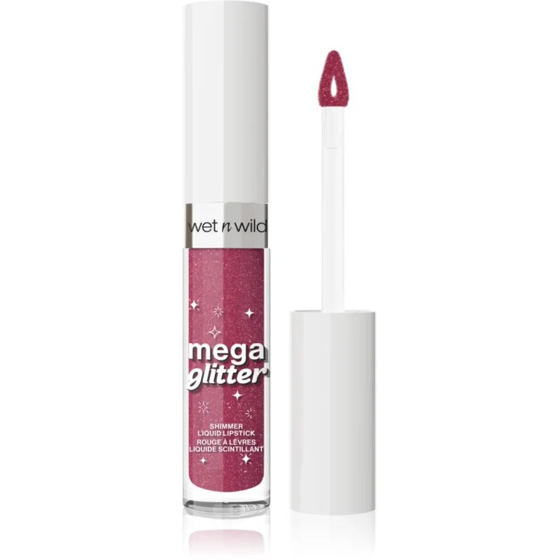 Wet n Wild Mega Glitter mat tekoča šminka z bleščicami odtenek Pink Future 2.8 ml