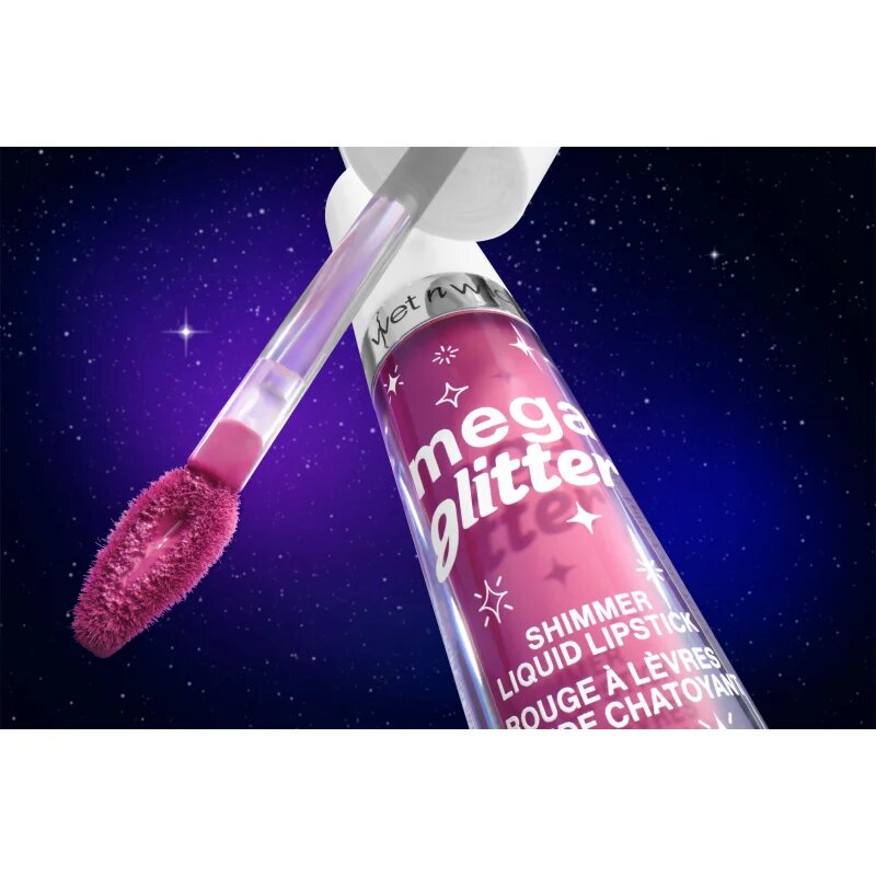 Wet n Wild Mega Glitter mat tekoča šminka z bleščicami odtenek Pink Future 2.8 ml