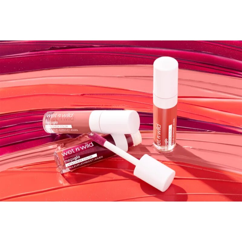 Wet n Wild MegaGlo kremasta šminka za ustnice in lica odtenek Coral Dream 65 ml