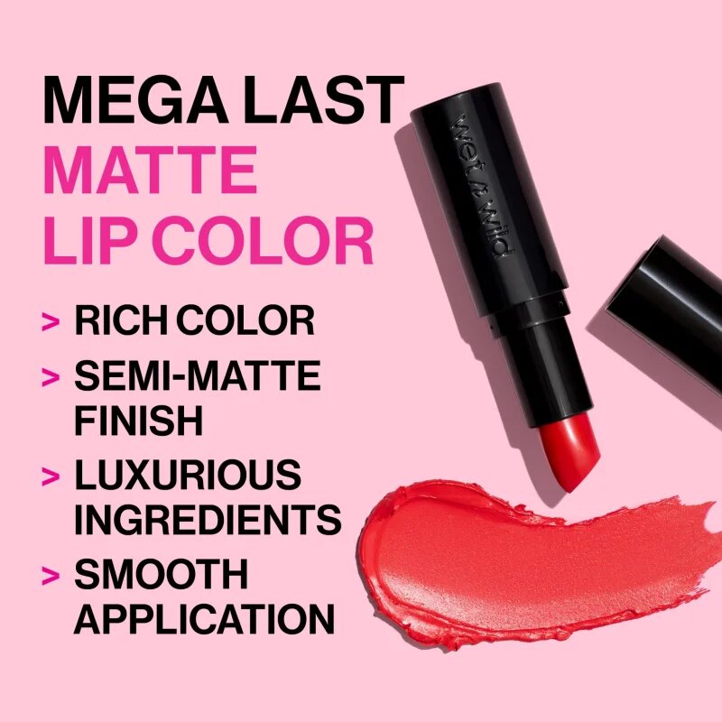 Wet n Wild MegaLast vlažilna šminka z mat učinkom odtenek Red Velvet 3.3 g