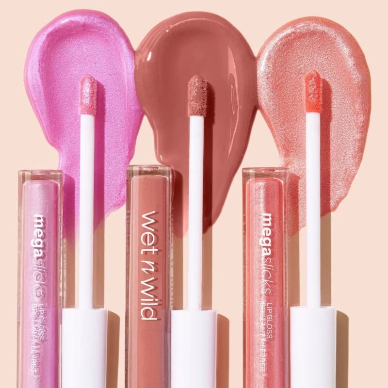 Wet n Wild MegaSlicks bleščeči sijaj za ustnice z vlažilnim učinkom odtenek Sinless 5.4 g