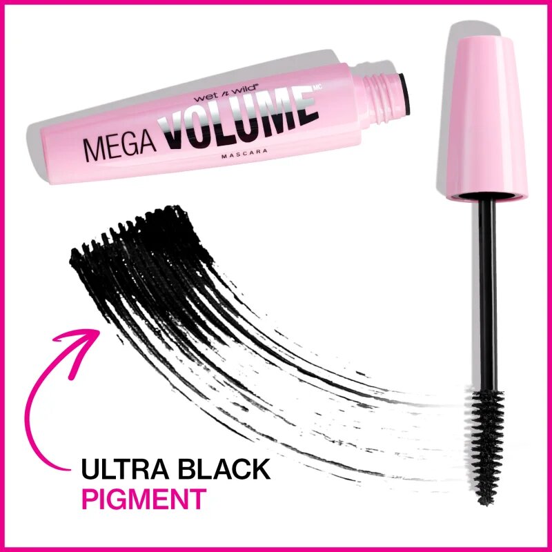 Wet n Wild MegaVolume maskara za maksimalni volumen odtenek Very Black 6 ml