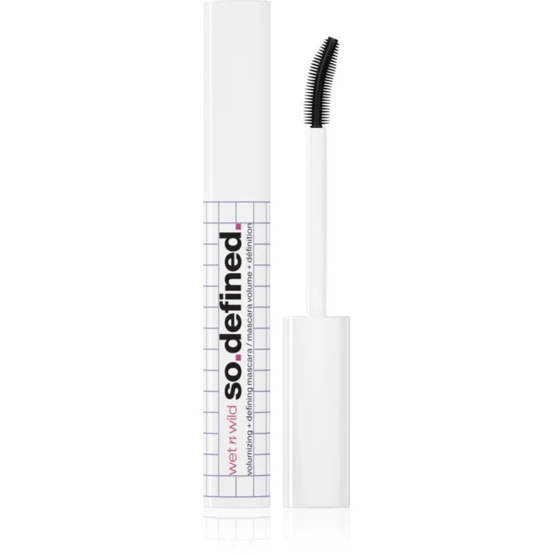 Wet n Wild MegaVolume So Defined Maskaro za volumen in definicijo trepalnic odtenek Black 10 ml