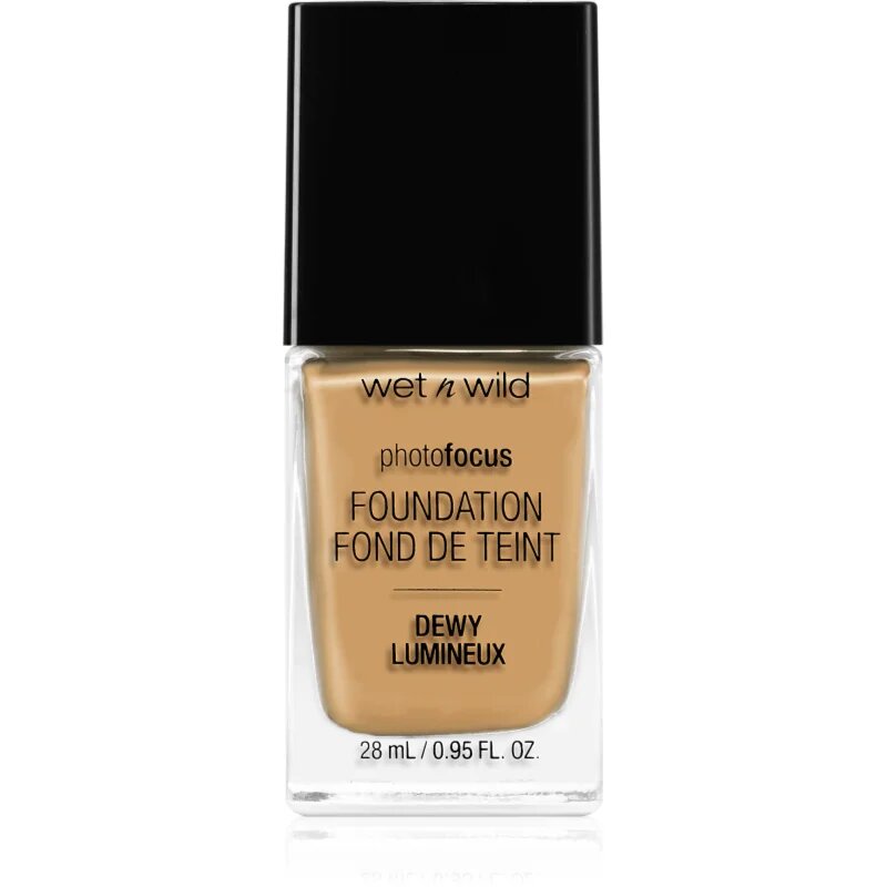 Wet n Wild PhotoFocus lahki vlažilni tekoči puder za osvetlitev kože odtenek Desert Beige 28 ml