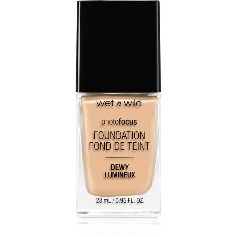 Wet n Wild PhotoFocus lahki vlažilni tekoči puder za osvetlitev kože odtenek Soft Beige 28 ml