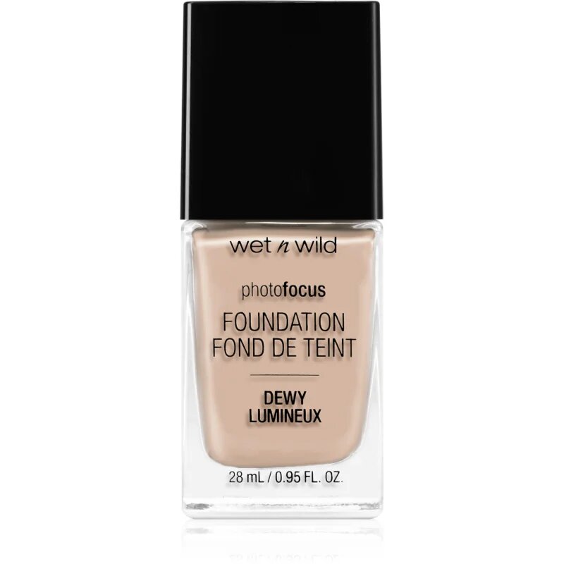 Wet n Wild PhotoFocus lahki vlažilni tekoči puder za osvetlitev kože odtenek Soft Ivory 28 ml