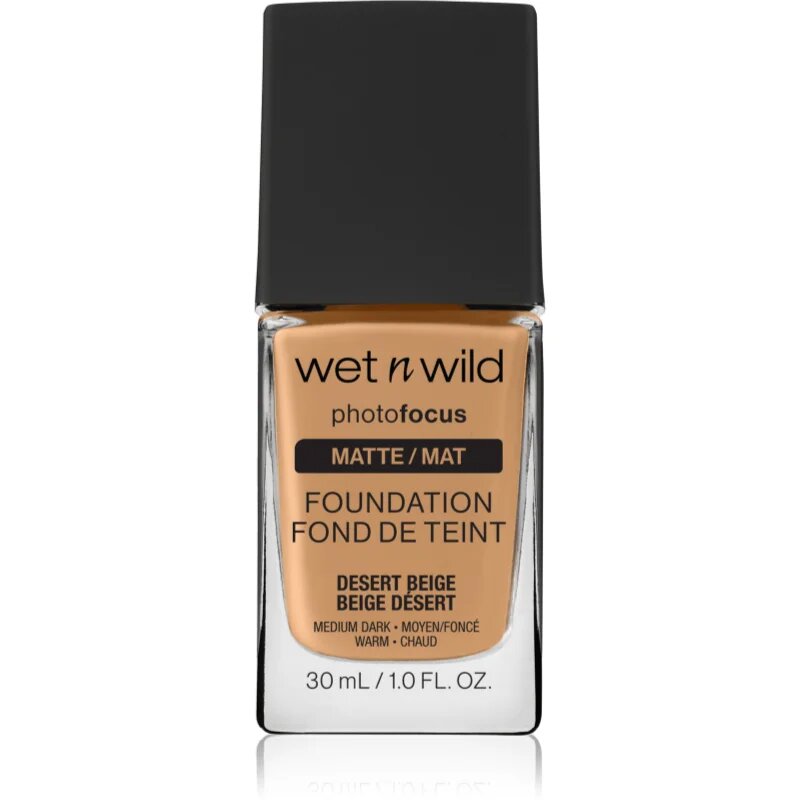 Wet n Wild PhotoFocus matirajoči fluidni tekoči puder odtenek Desert Beige 30 ml