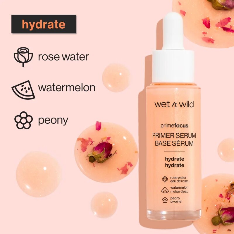 Wet n Wild PrimeFocus Hydrate posvetlitvena podlaga z vlažilnim učinkom 30 ml