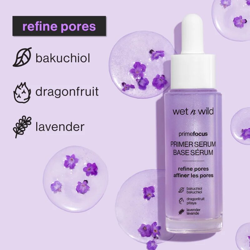 Wet n Wild PrimeFocus Refine Pores posvetlitvena podlaga za hidracijo kože in zmanjšanje por 30 ml