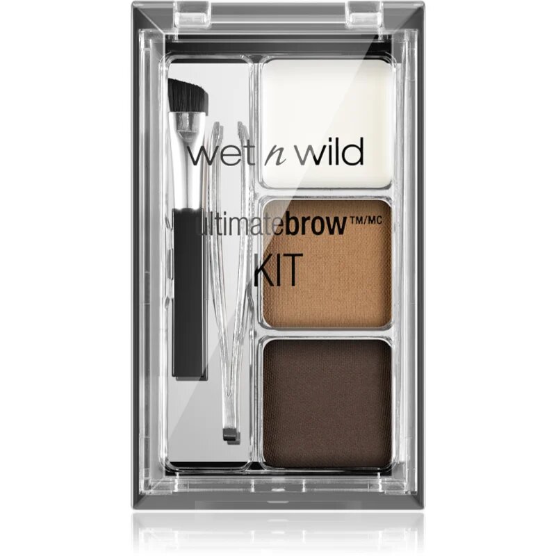 Wet n Wild Ultimate Brow Kit set za popolne obrvi odtenek Ash Brown 2.5 g